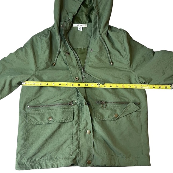 Grungy Olive Green Army Utility Jacket Women's Small - Picture 3 of 7